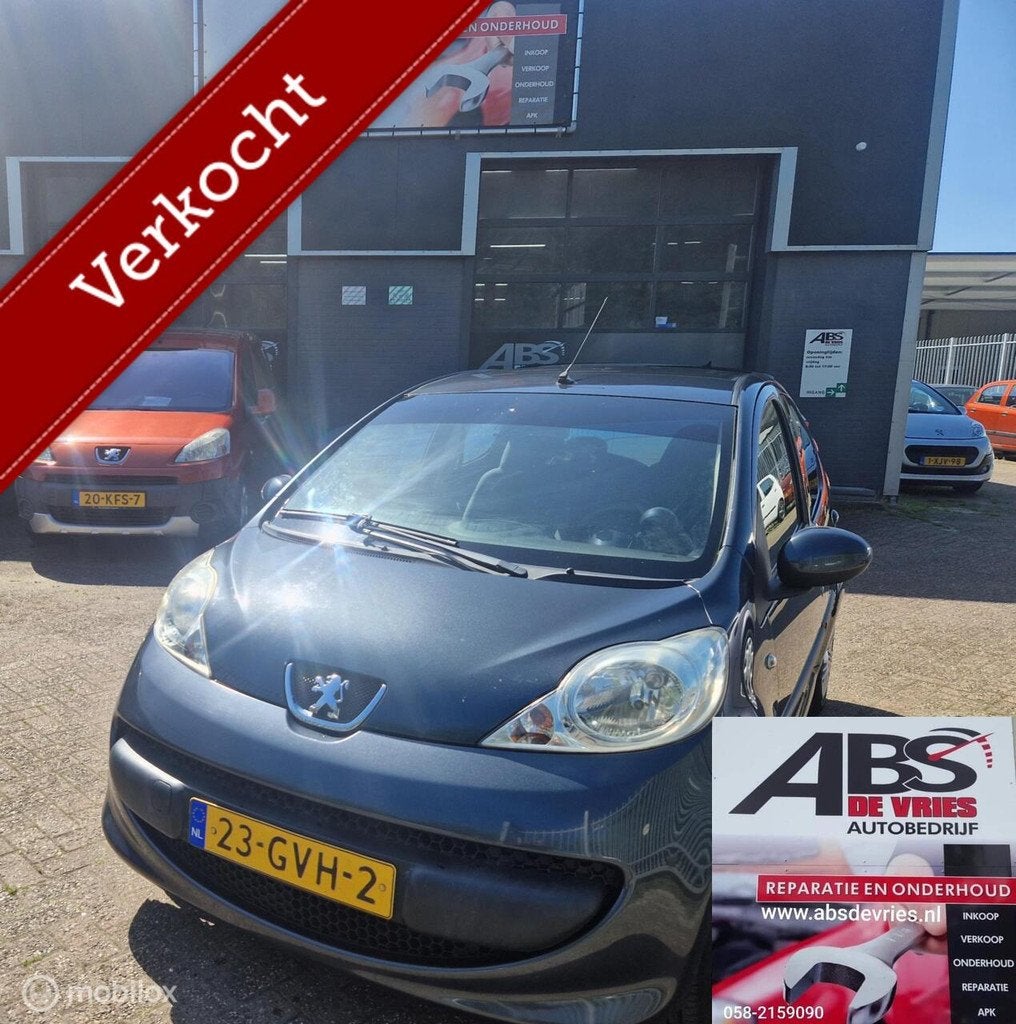 Peugeot 107 1.0-12V XS AIRCO APK MEI 2027, Voorwielaandrijving, Elektrische ramen, Gebruikt, 4 stoelen