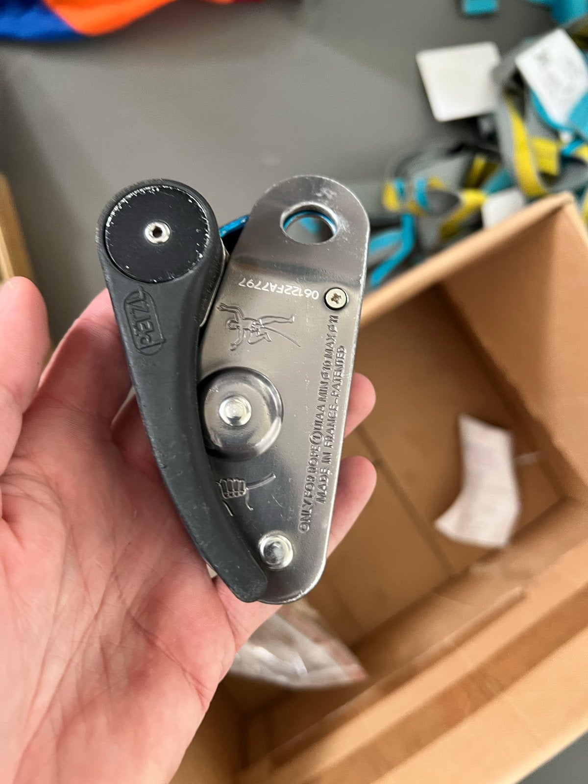 Petzl Grigri en Petzl Grigri 4 stuks, Sport en Fitness, Klimsport, Ophalen of Verzenden, Gebruikt, Klimsport-accessoire