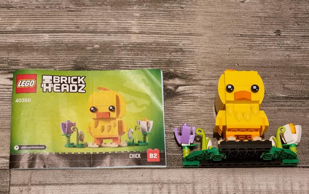 Lego 40350 BrickHeadz Paaskuiken, Ophalen of Verzenden, Gebruikt, Complete set, Lego