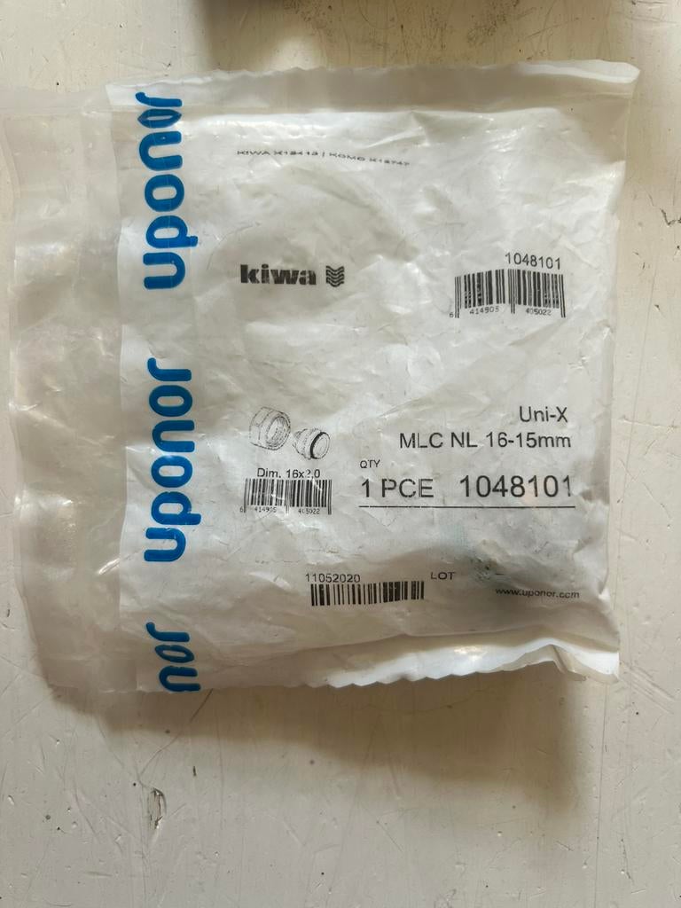 Diverse uponor koppelingen 16 -20, Ophalen, Nieuw, Overige typen