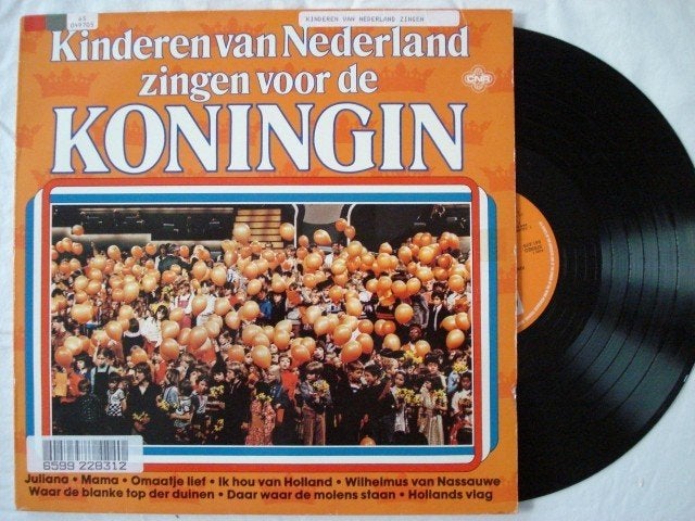 Kinderen van Nederland zingen voor de koningin, LP, Gebruikt, Ophalen of Verzenden, 12 inch