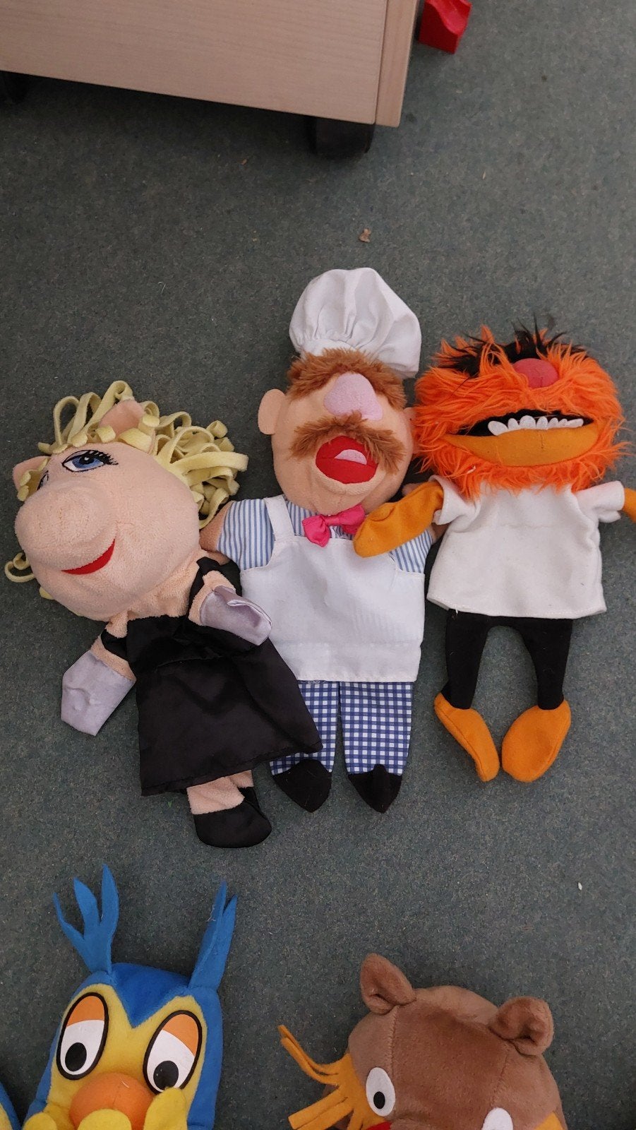 Poppenkast poppen - 3 muppets, Ophalen of Verzenden, Gebruikt, Overige typen