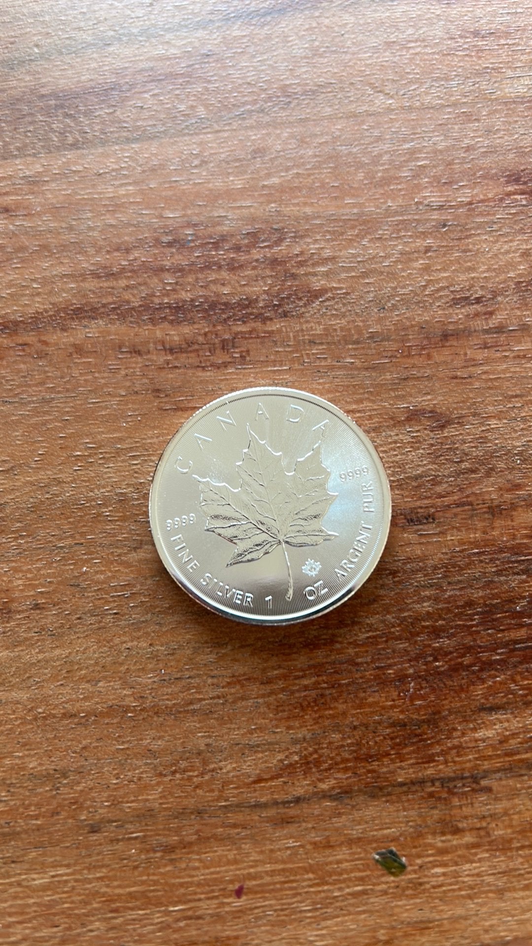 Canadian maple leaf 999 zilver, Ophalen of Verzenden, Zilver
