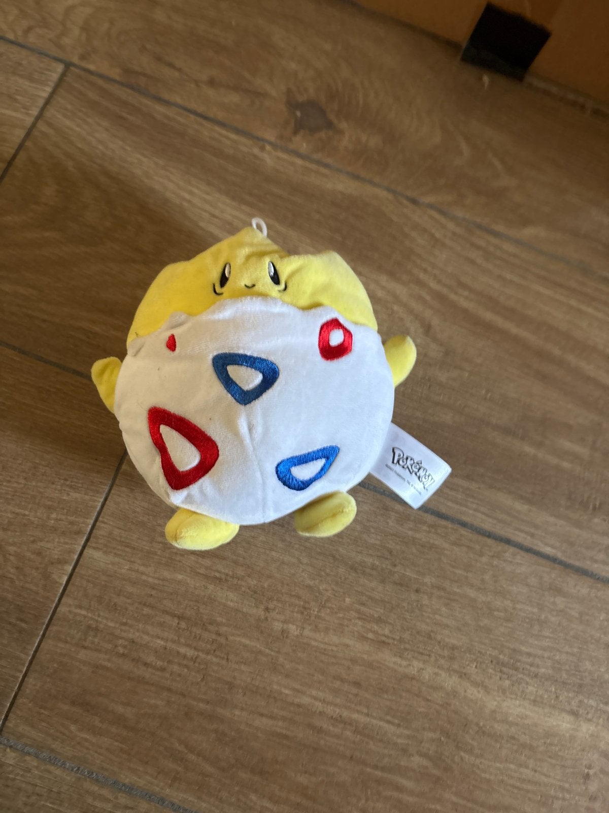 Togepi Pokémon Knuffel - Zo goed als nieuw, Geel, Overige typen, Ophalen of Verzenden, Klein (minder dan 20 cm)