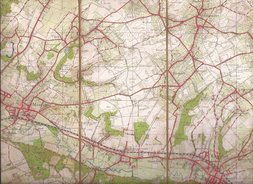 Valkenburg No. 62A Topografische Kaart 1960, 40 cm, 1950 - 1999, Cartografie, 50 cm