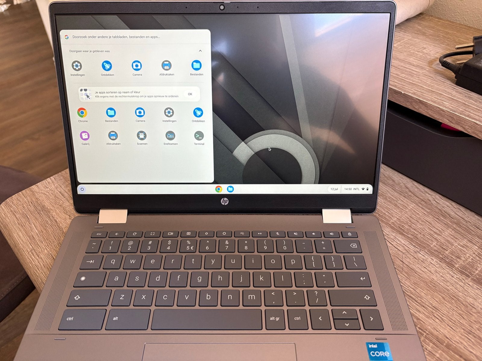 HP Chromebook Plus x360 - Intel Core i3 - Zo goed als nieuw, Ophalen, 14 inch, Qwerty, 8 GB