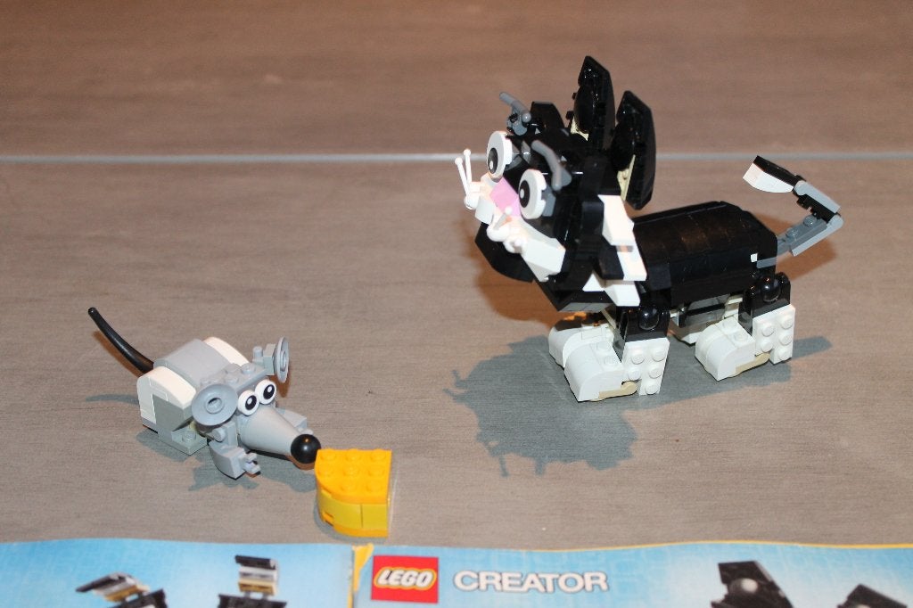 lego creator kat en muis 31021, Lego, Inclusief instructies, Ophalen of Verzenden, Zo goed als nieuw