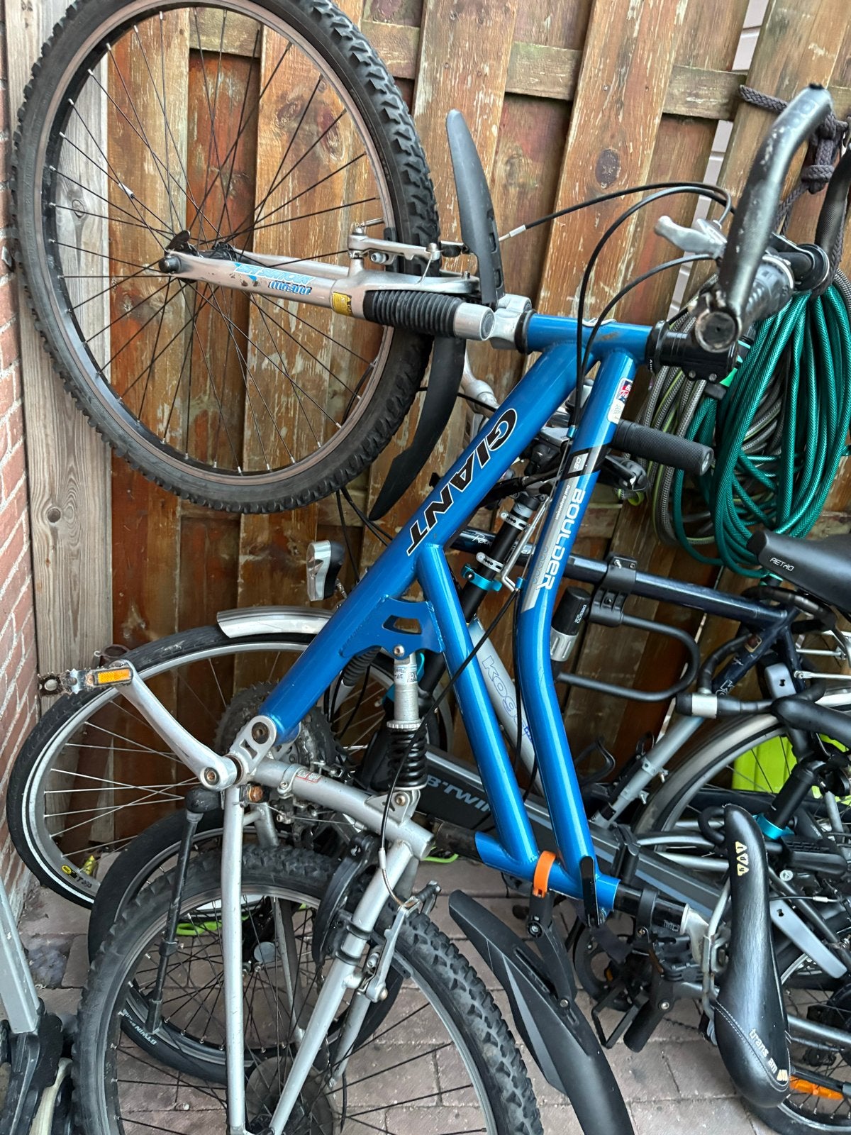 Giant Boulder mountainbike 26 inch, Ophalen, Gebruikt, Hardtail, Velgrem