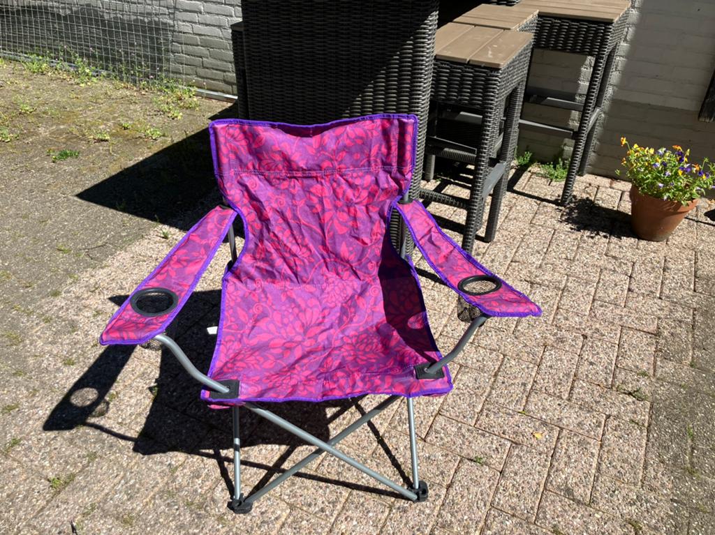 Opvouwbare campingstoel Royal Patio met armleuningen, Ophalen, Gebruikt, Campingstoel