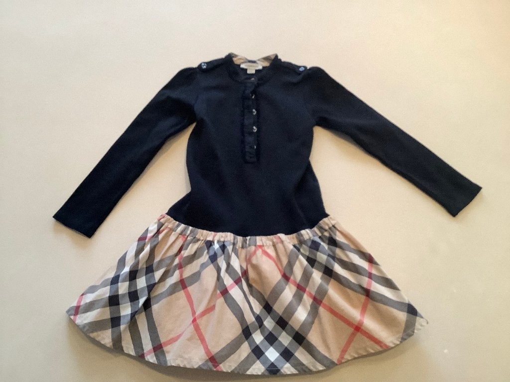 Mooie jurk van het merk Burberry, maat 6., Meisje, Ophalen of Verzenden, Zo goed als nieuw, Jurk of Rok