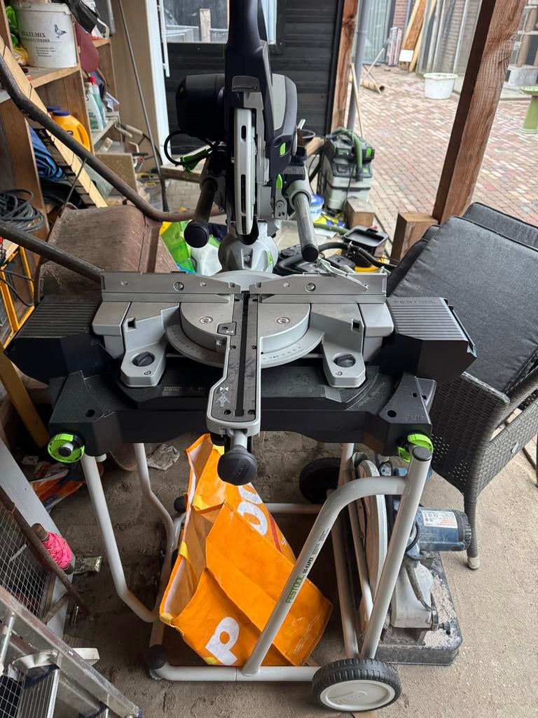 Festool Afkortzaag Kapex KS 60 EB-Set, Doe-het-zelf en Verbouw, Gereedschap | Zaagmachines, 70 mm of meer, Ophalen of Verzenden