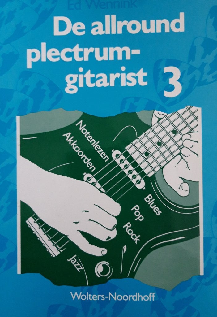 Bladmuziek: De allround plectrum-gitarist deel 3, Ophalen of Verzenden, Gelezen, Instrument, Ed Wennink