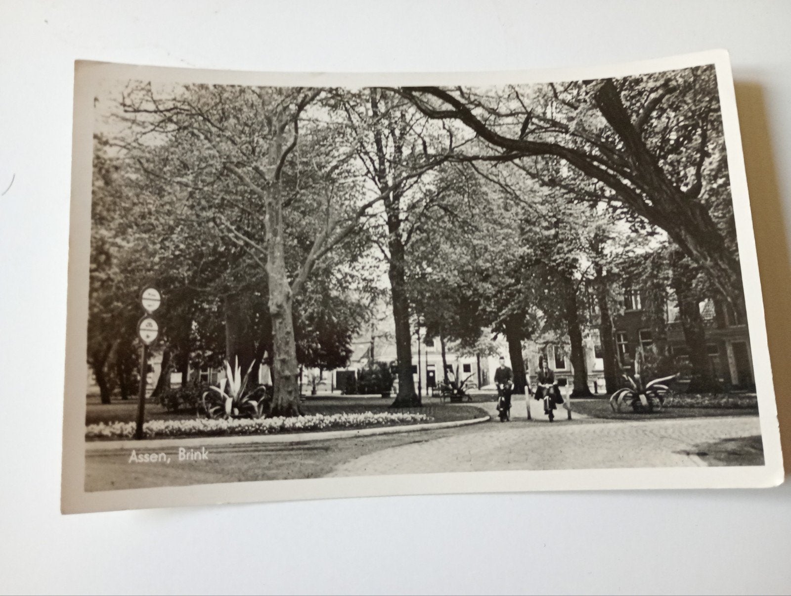 Assen Brink 1942, Ophalen of Verzenden, 1940 tot 1960, Gelopen, Drenthe