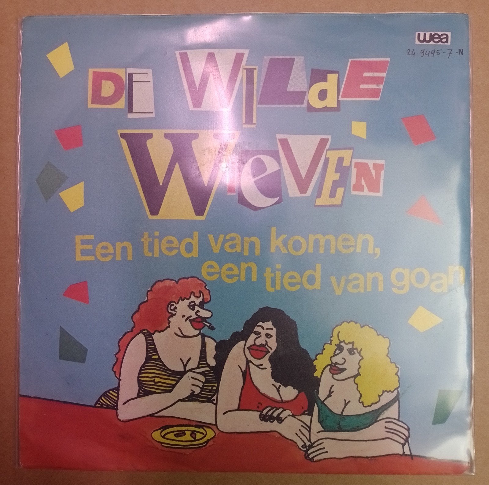 De Wilde Wieven - Een tied van komen, een tied van goan., Ophalen of Verzenden, Gebruikt, 7 inch, Nederlandstalig