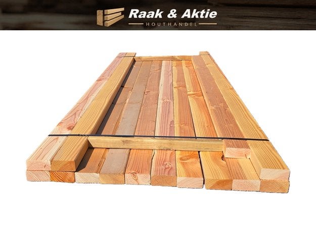 Douglas balken - geschaafd 4.5x9.5 cm - nr: TB28, Ophalen, Nieuw, 180 tot 250 cm, Balken