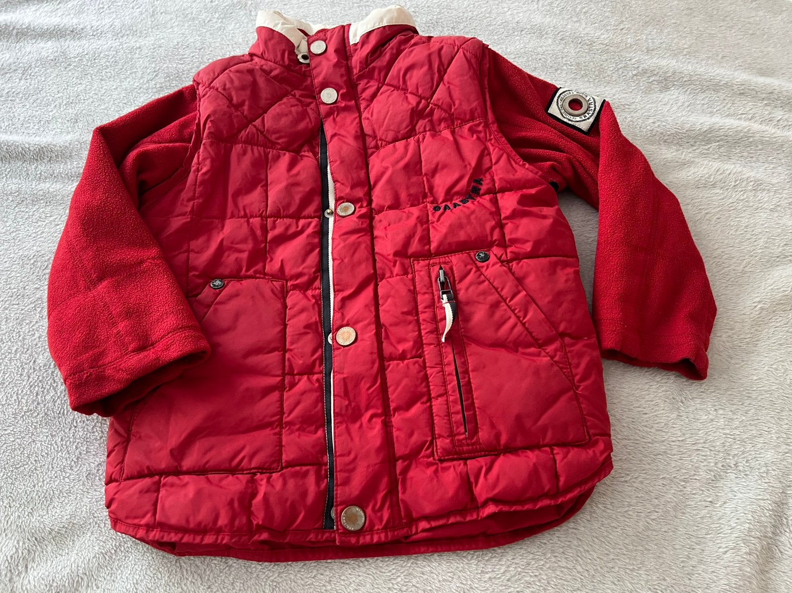 Super Nette Rode GAASTRA Kinderjas mt 116, Ophalen of Verzenden, Gebruikt, Jongen, Jas
