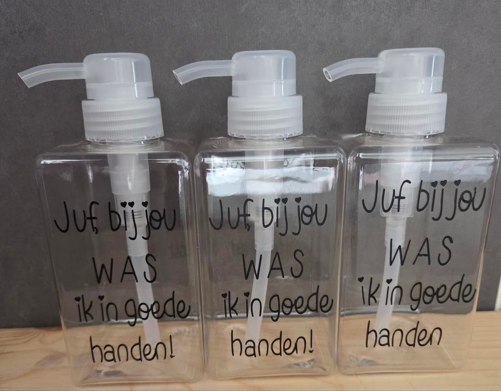 Zeepompje Juf - Leuk cadeau einde schooljaar, Ophalen of Verzenden