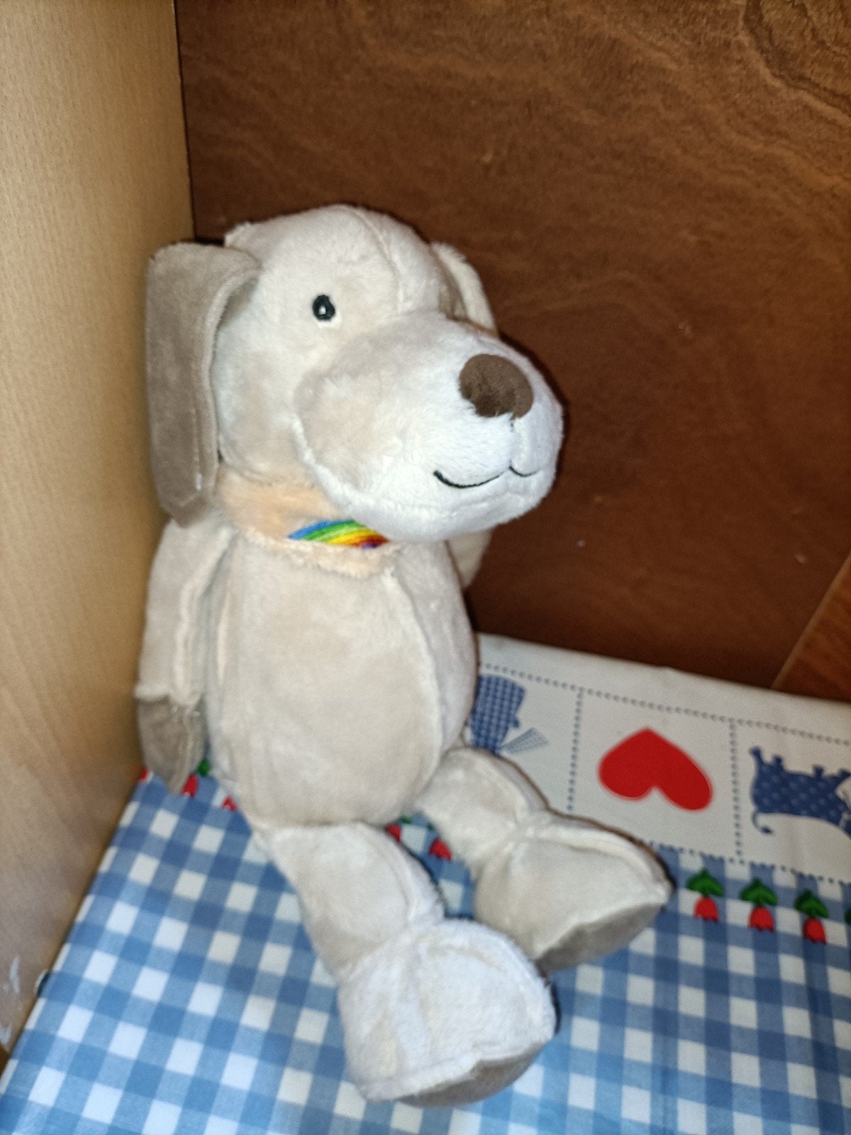Fbto Snoef de hond knuffel oude versie 36 cm groot, Ophalen of Verzenden, Zo goed als nieuw