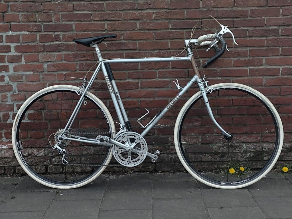 Vintage racefiets Giant x Koga Tourer - in prijs gedaald!, Fietsen en Brommers, Fietsen | Racefietsen, Ophalen, Gebruikt, 10 tot 15 versnellingen