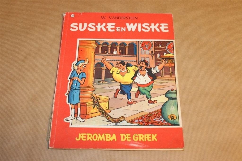 Suske en Wiske - Jeromba de Griek - 1e gekleurde reeks, Eén stripboek, Ophalen of Verzenden, Gelezen