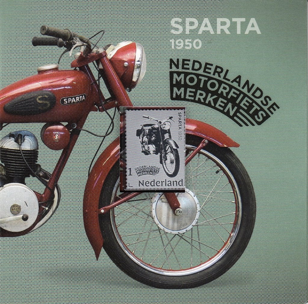 Nederland- 2025- Zilveren Zegel- Sparta 1934 Motorfiets, Ophalen of Verzenden, Na 1940, Postfris