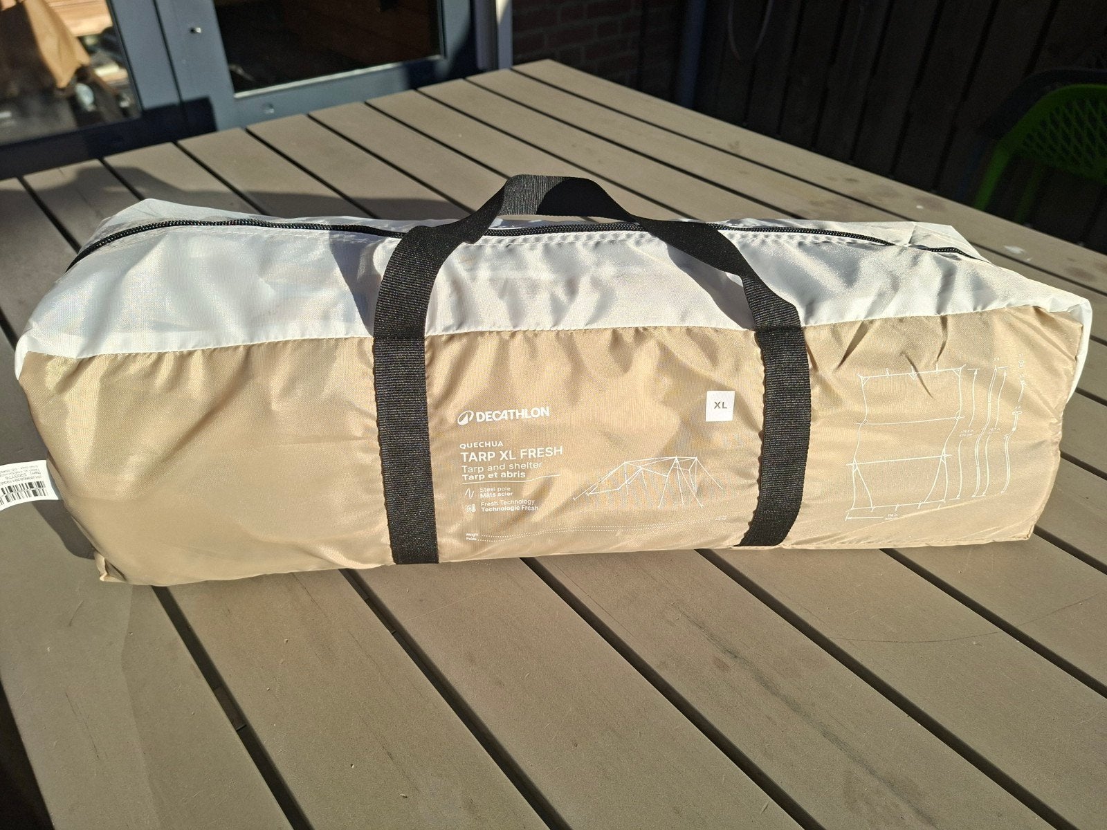 Decathlon Quechua Tarp XL Fresh - (2 dgn gebruikt), Ophalen, Zo goed als nieuw