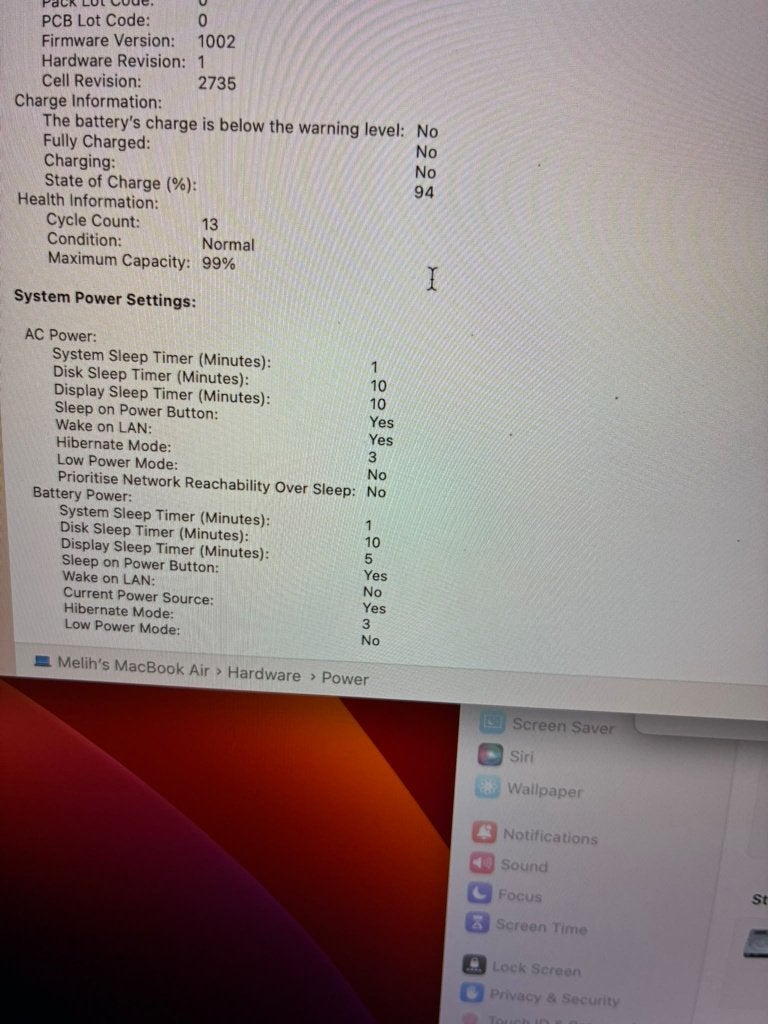 Foto 5 van MacBook Air M1 (2020) 8GB/256GB – 13 cycli –99%