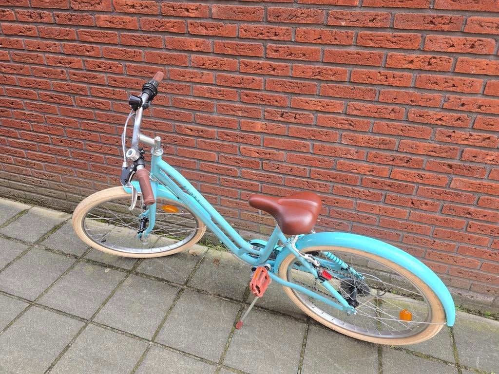 Meisjesfiets 24" Elops 500 - Zo goed als nieuw, Fietsen en Brommers, 24 inch, Ophalen of Verzenden, Elops, Handrem