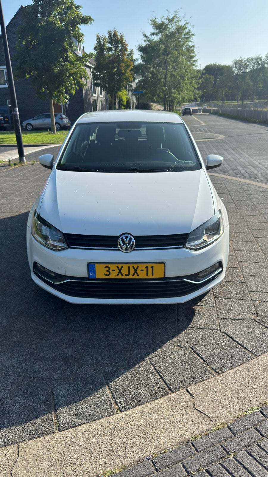 Volkswagen Polo 1.2 TSI Comfortline 66KW 2014 Wit, Auto's, Stof, 40 €/maand, 4 cilinders, Origineel Nederlands
