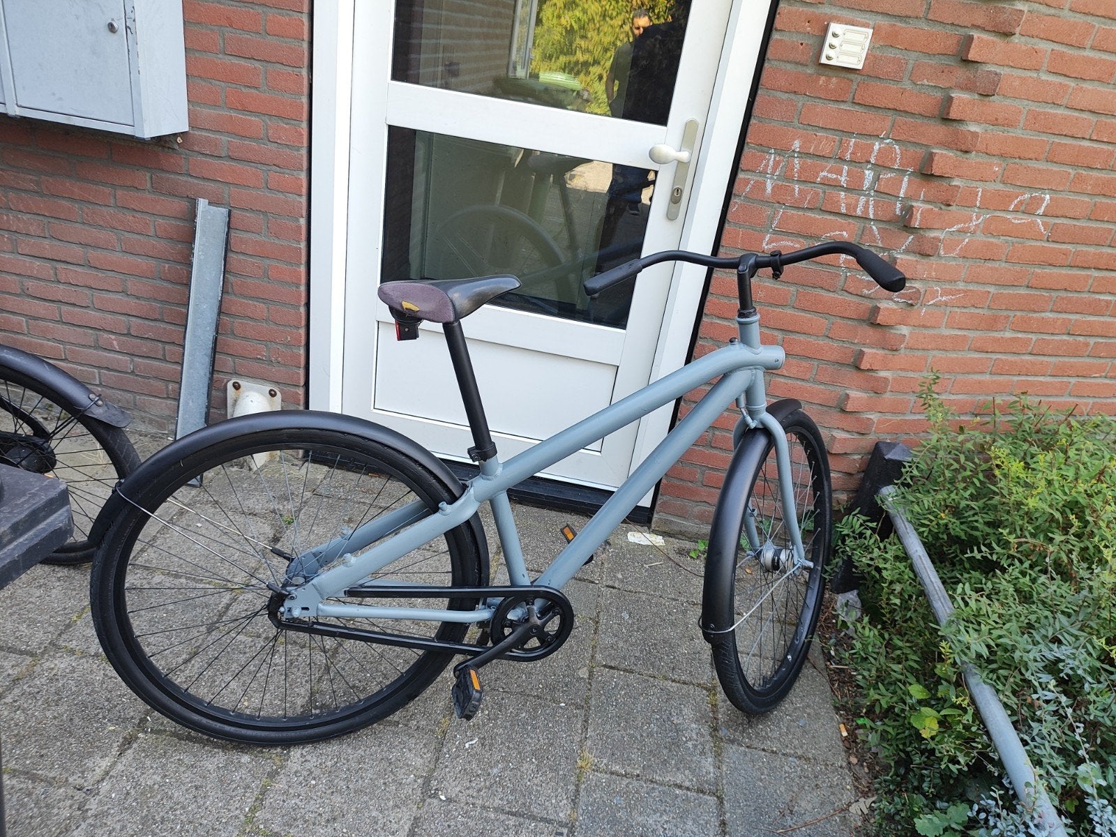 VanMoof Stadsfiets - Grijs - Gebruikt, Gebruikt, Velgrem, 53 tot 57 cm, Ophalen