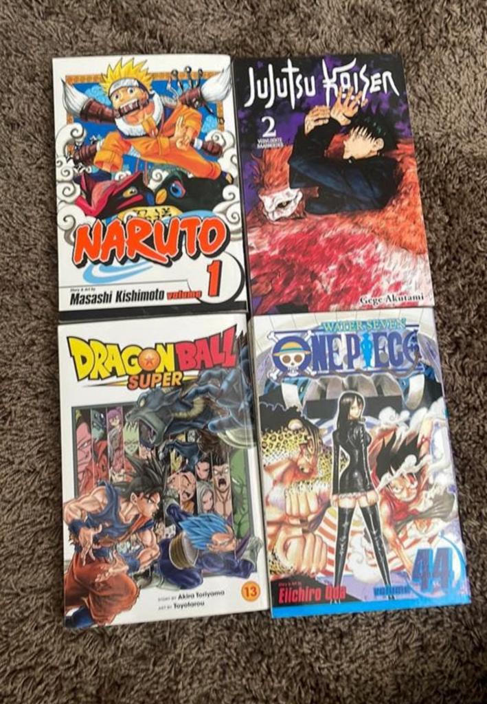 Naruto jujutsu kaisen dragom ball en one piece manga, Boeken, Eén comic, Ophalen, Zo goed als nieuw, Japan (Manga)