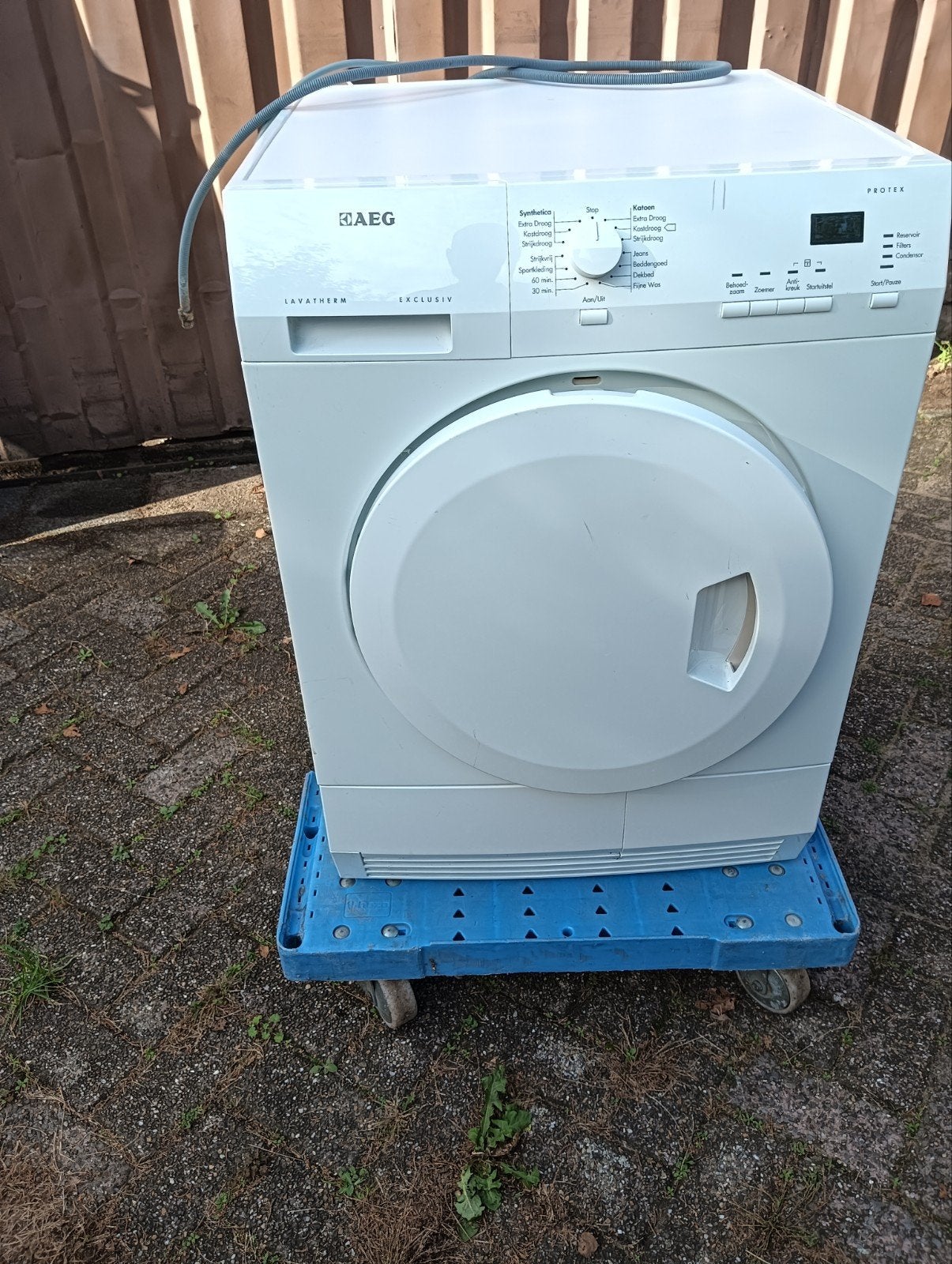 AEG Lavatherm Exclusiv Protex Condensdroger, Ophalen, 6 tot 8 kg, Gebruikt, Anti-kreukfase