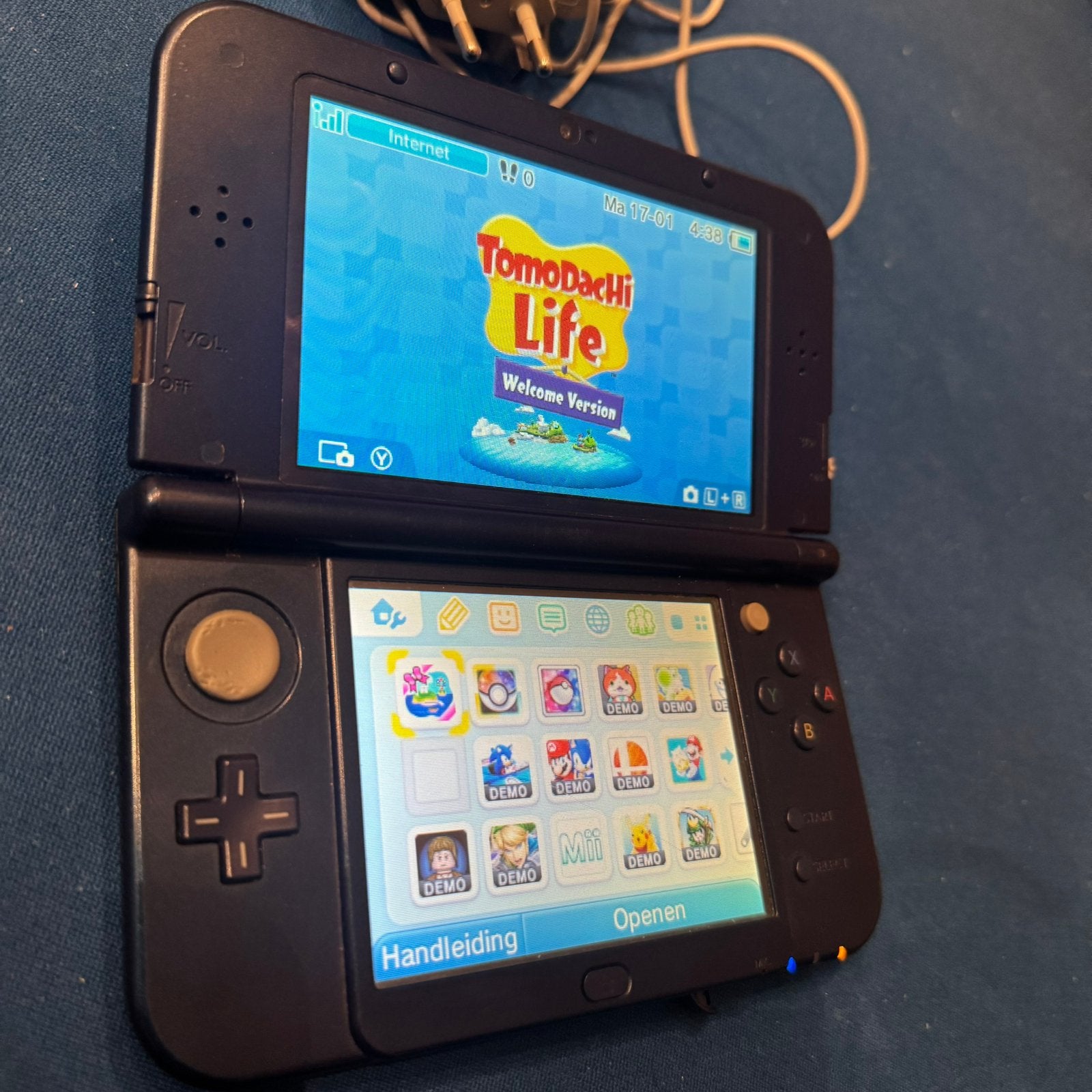 New Nintendo 3DS XL IPS Scherm 100% Functioneel, Met games, Gebruikt, Blauw, 3DS XL