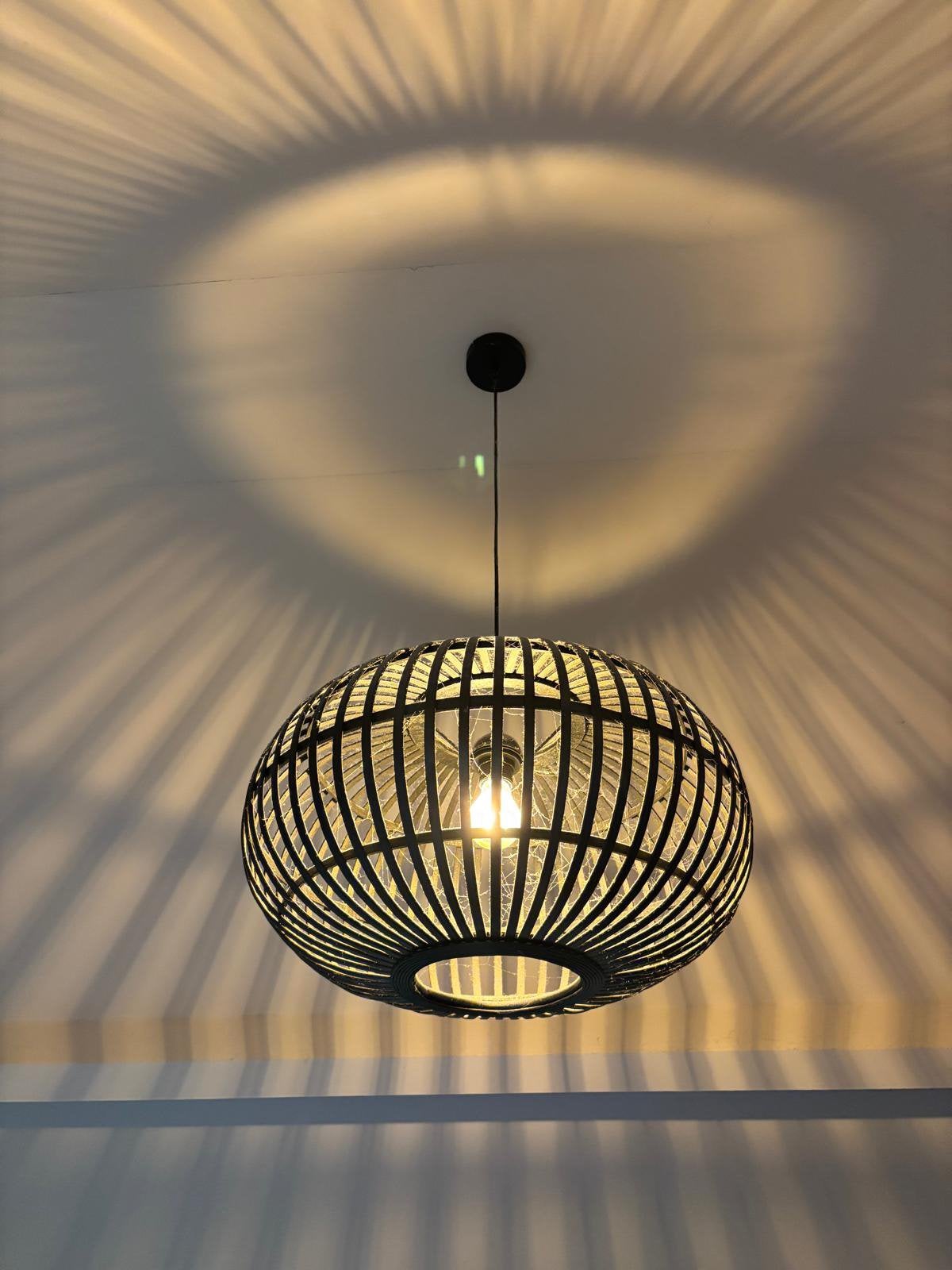 zwarte hanglamp, Ophalen, Zo goed als nieuw