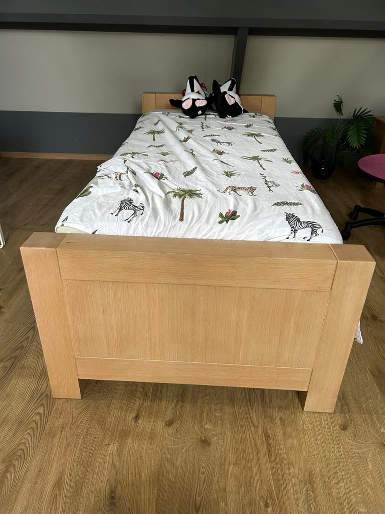 Eenpersoonsbed - Nette staat, Huis en Inrichting, Ophalen, Gebruikt, 90 cm, Eenpersoons