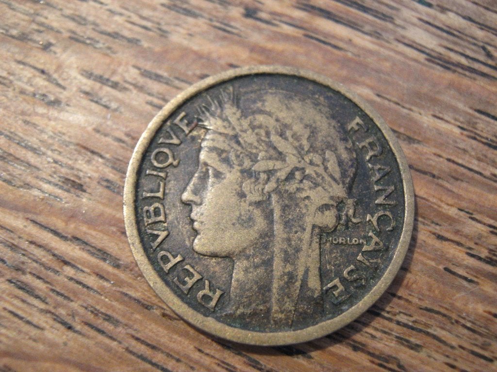 Frankrijk 1 Franc 1932 #443, Ophalen of Verzenden, Frankrijk, Losse munt