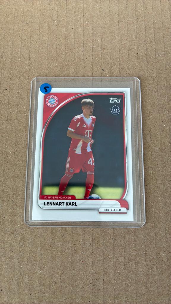 Topps bayern munchen lennart karl, Ophalen of Verzenden, Zo goed als nieuw, Plaatje