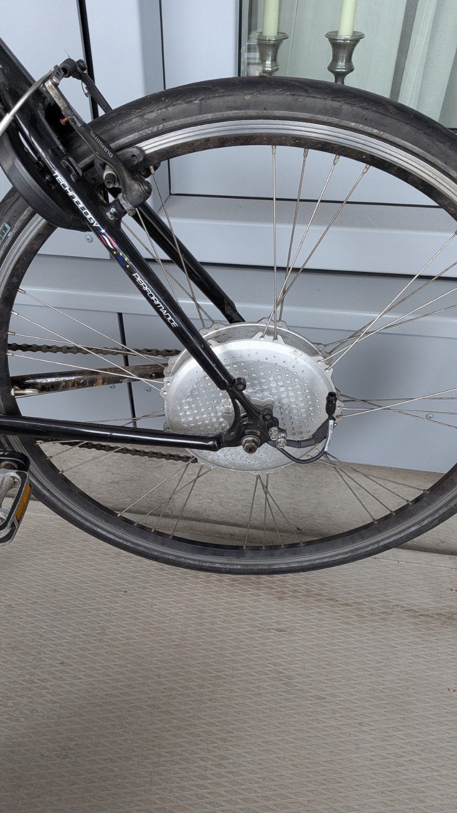 Gebruikt achterwiel met motor voor elektrische fiets, Ophalen, Gebruikt, Overige merken