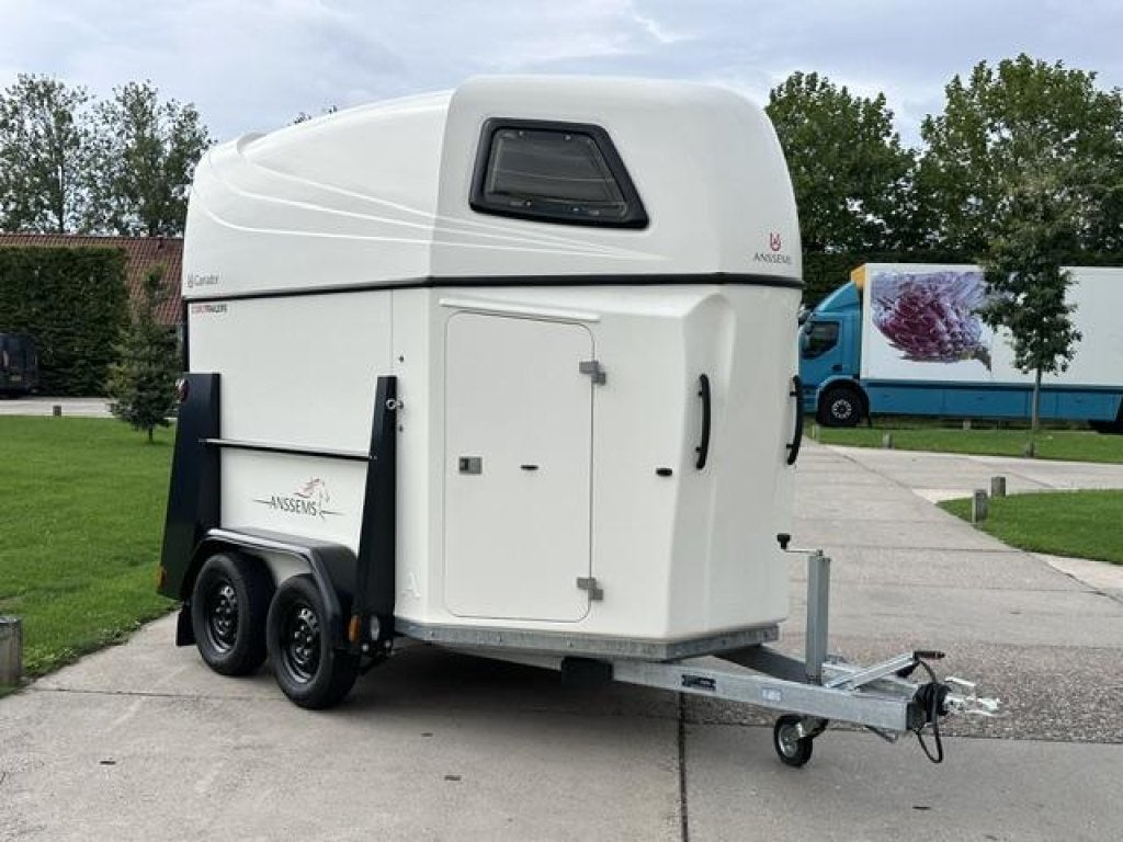 Anssems DEMO ganador 2300 kg NIEUWSTAAT, Dieren en Toebehoren, Gebruikt, 2-paards trailer