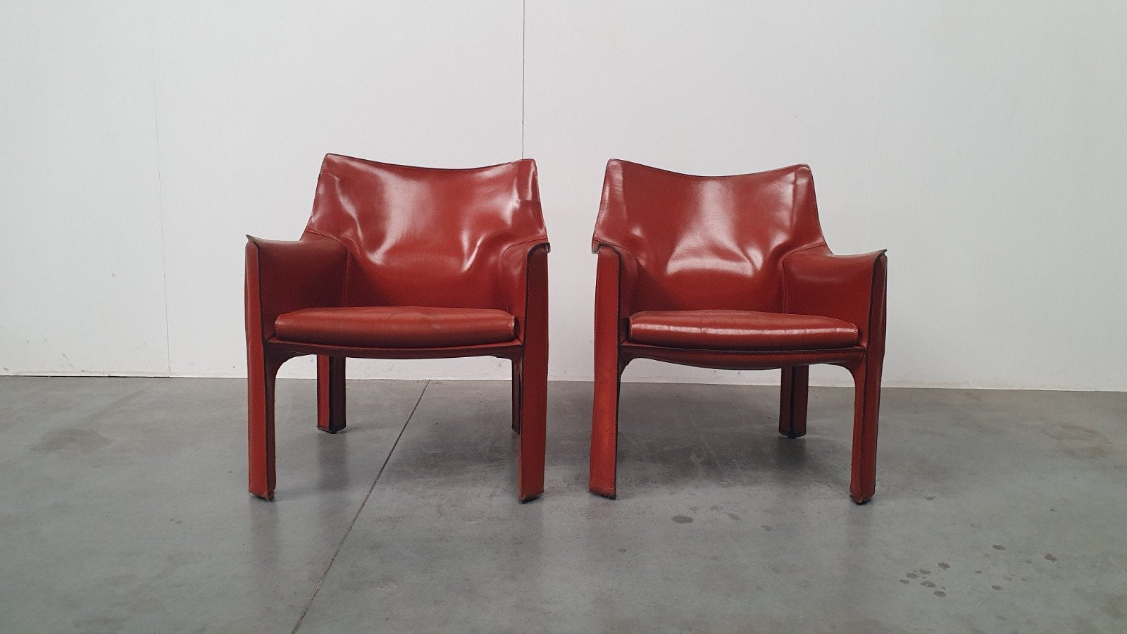 Mario Bellini Cassina CAB lounge vintage design chair, Ophalen, ., ., 50 tot 75 cm