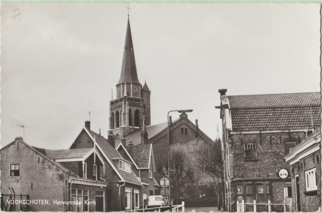 Voorschoten (ZH) Herv. kerk 1965, Ophalen, 1960 tot 1980, Gelopen, Noord-Brabant