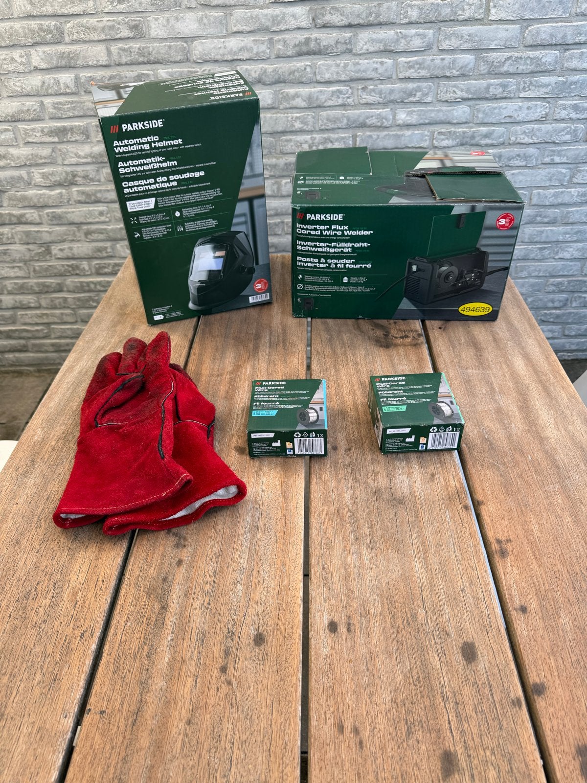 Parkside Inverter Lasapparaat met Automatische Laskap, Ophalen, Zo goed als nieuw, Minder dan 150 ampère, Inverter