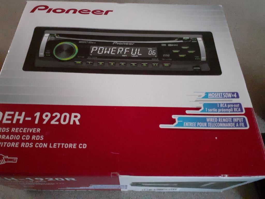 auto radio met cassette dek, Ophalen, Nieuw
