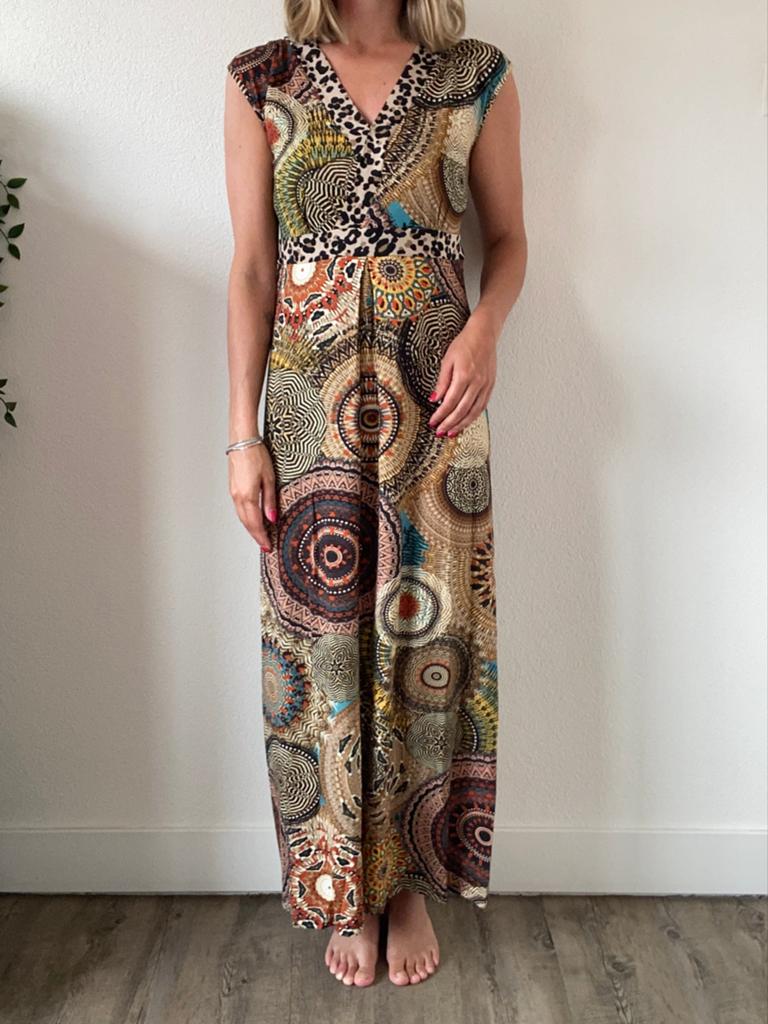 Jurk met print TESSA KOOPS - maat m, Kleding | Dames, Maat 38/40 (M), Overige kleuren, Ophalen of Verzenden, Zo goed als nieuw