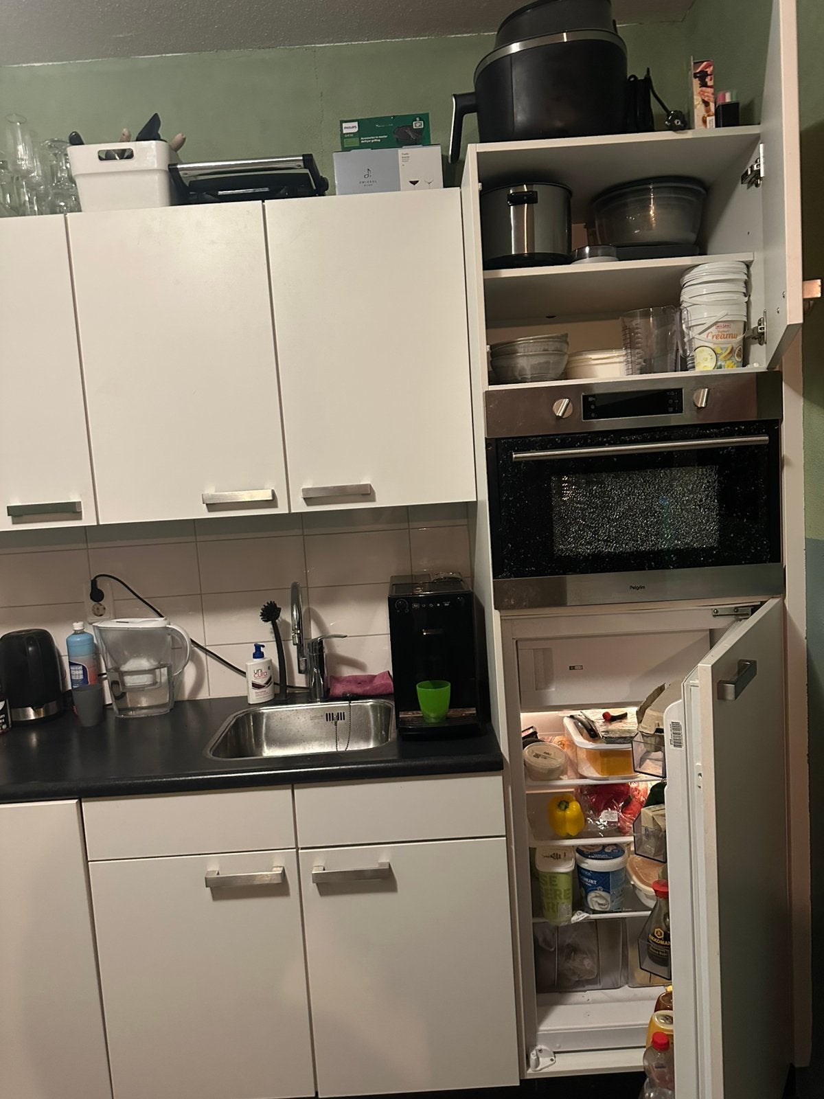 keuken, Ophalen, Gebruikt, Wit, Enkelwandige keuken