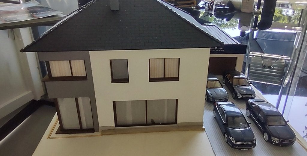 Lasercut HO bouwpakket moderne Villa  Zeer Bijzonder !, Overige merken, Wisselstroom, Brug, Tunnel of Gebouw, Nieuw