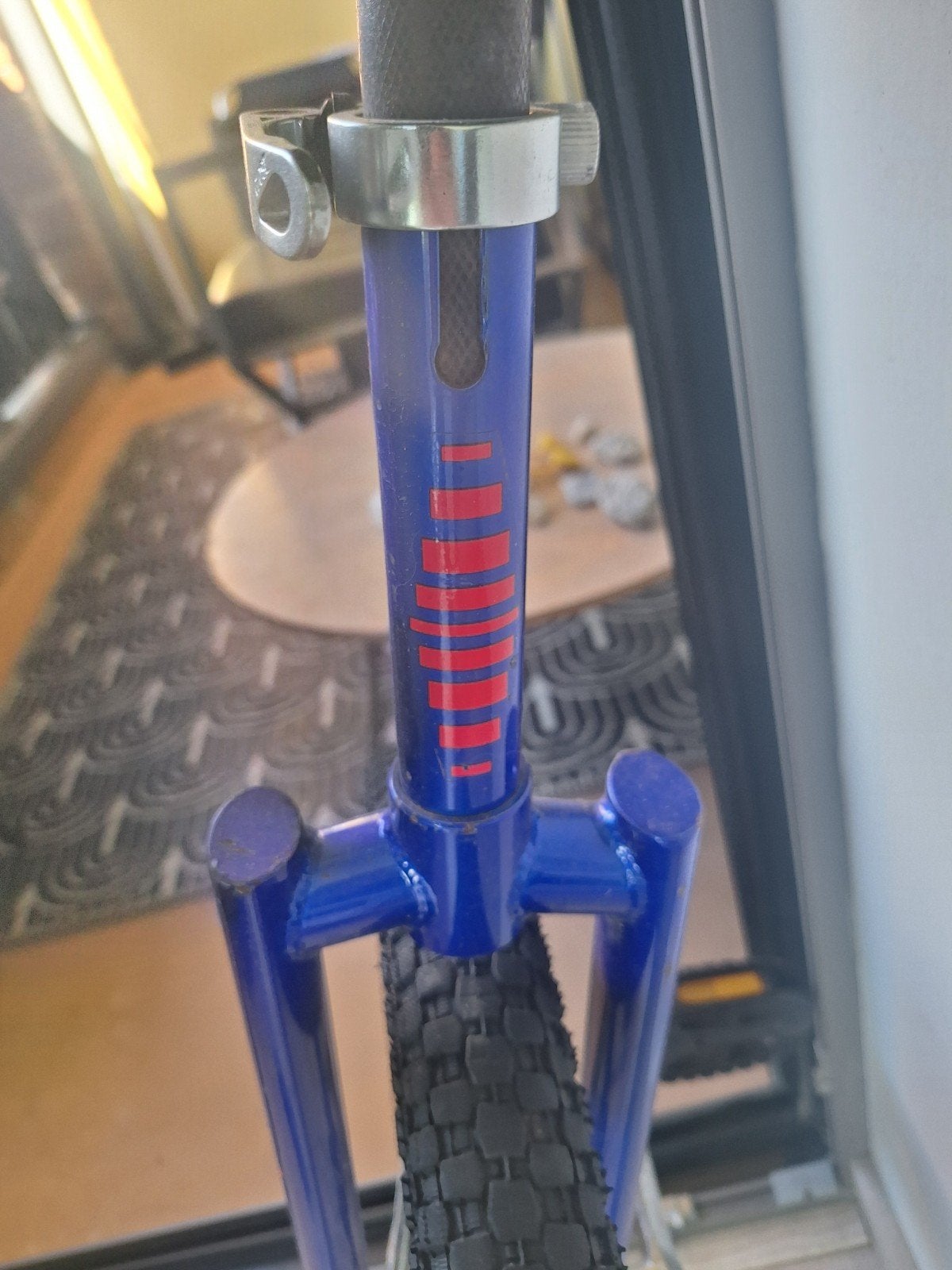 Eenwieler B-Square - Blauw met Zwart Zadel, Fietsen en Brommers, Ophalen, Gebruikt