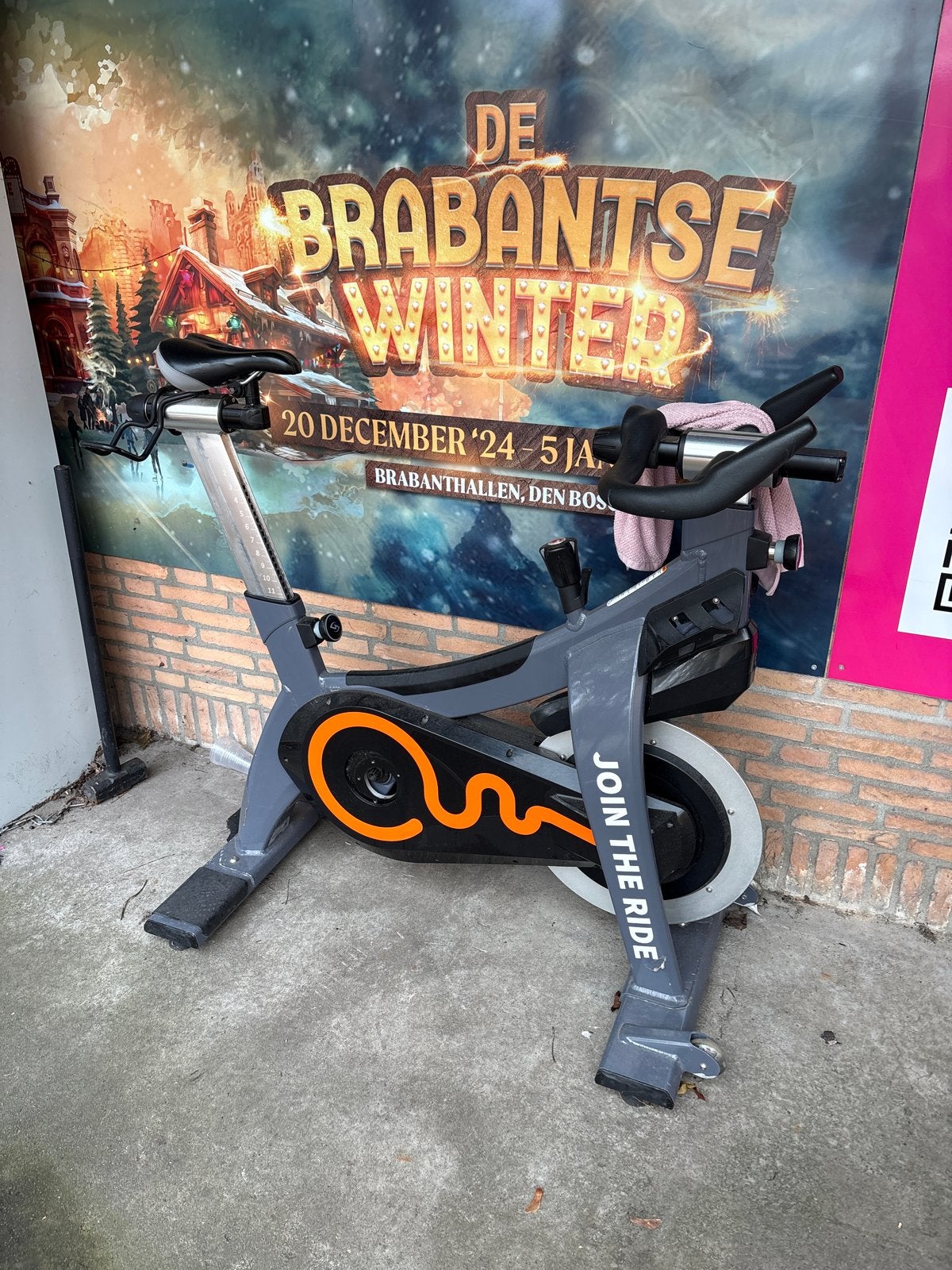 Spinningfiets - Opknapper zonder trappers, Ophalen, Gebruikt, Spinningfiets, Metaal
