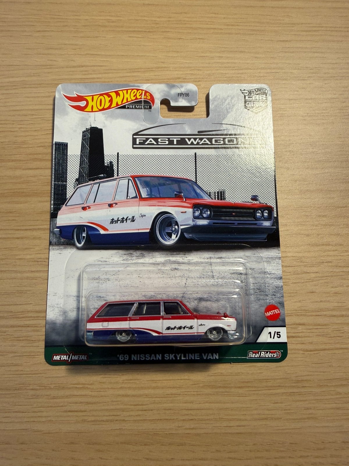 Hot Wheels, Nissan Skyline Van, Hotwheels Fast Wagons, Ophalen of Verzenden, Zo goed als nieuw, Auto