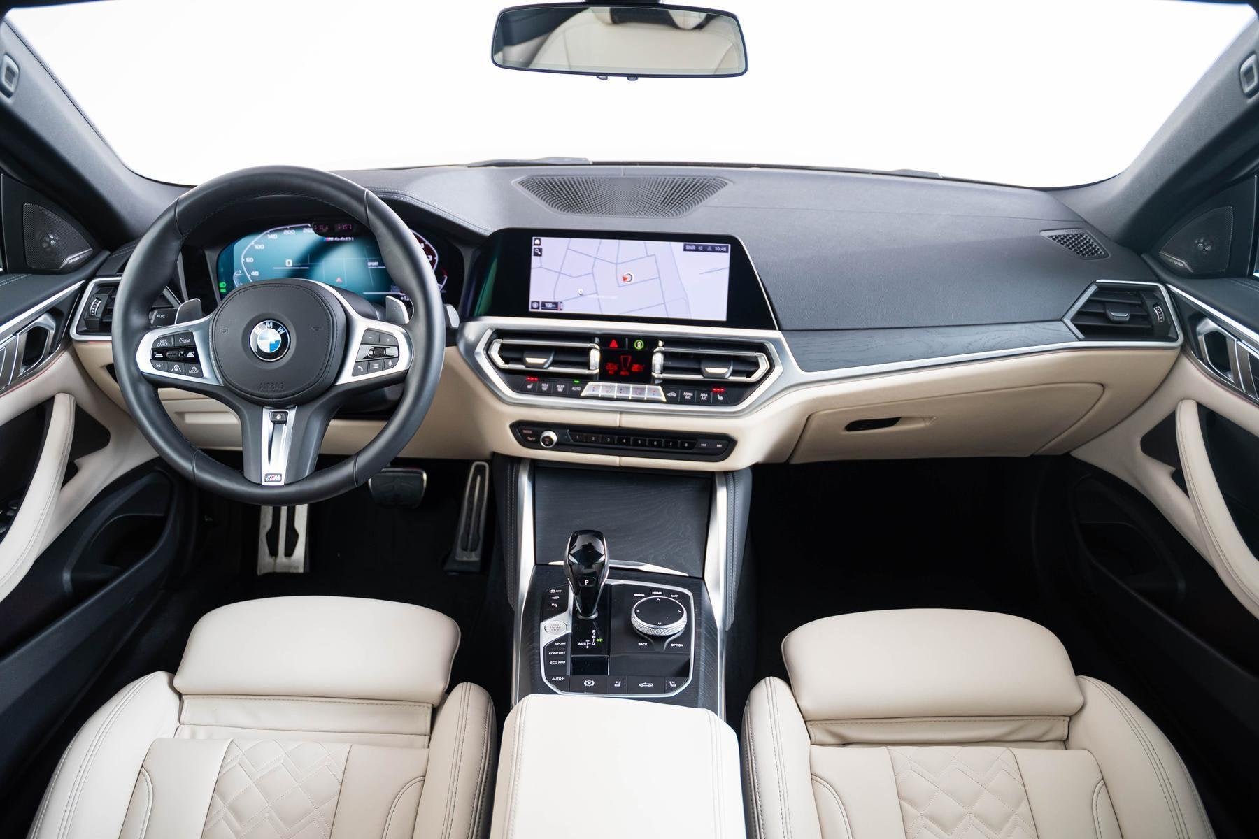 BMW 4-serie Cabrio M440i xDrive High Executive Driving Assis, Auto's, Automaat, Dealer onderhouden, 4-Serie, 120 €/maand